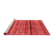 Country Red Washable Rugs