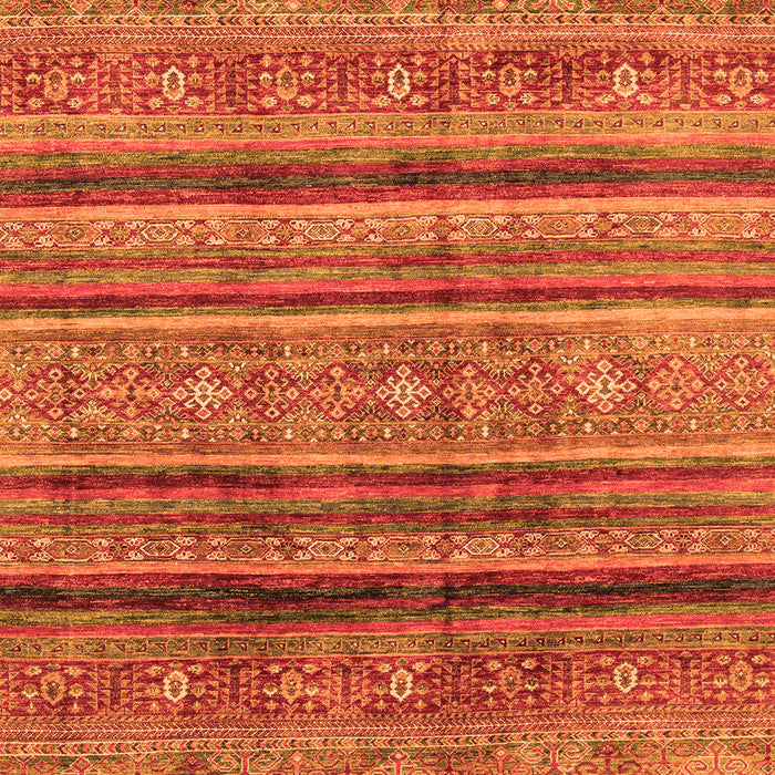 Machine Washable Southwestern Orange Country Area Rugs, wshabs3727org