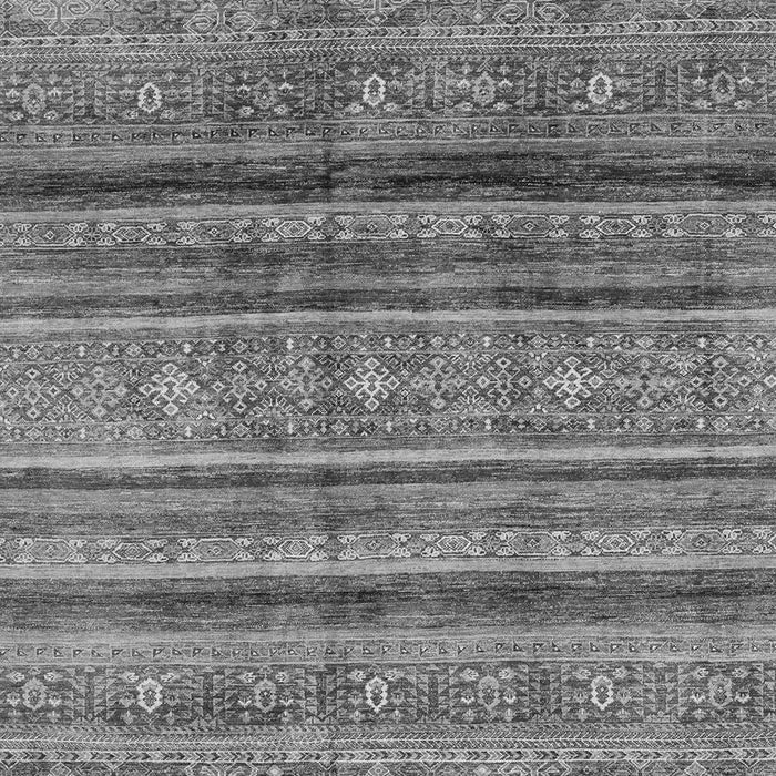 Machine Washable Southwestern Gray Country Rug, wshabs3727gry