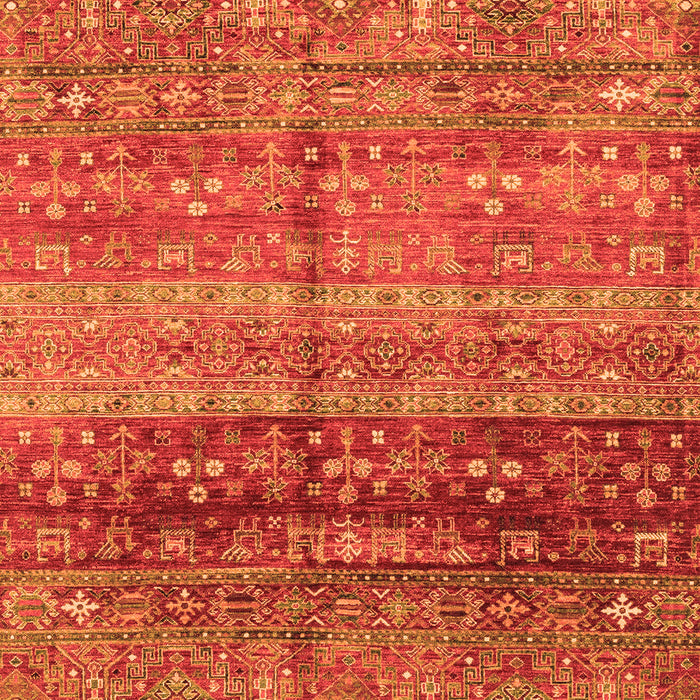 Abstract Orange Modern Rug, abs3728org