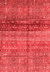 Abstract Red Modern Rug, abs3728red