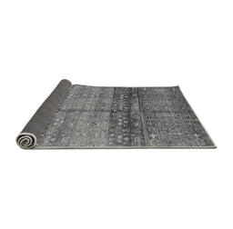 Sideview of Abstract Gray Modern Rug, abs3728gry