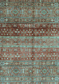 Abstract Light Blue Modern Rug, abs3728lblu