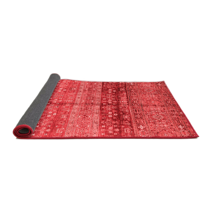 Abstract Red Modern Area Rugs