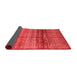 Abstract Red Modern Area Rugs