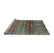 Sideview of Machine Washable Abstract Light Blue Modern Rug, wshabs3728lblu