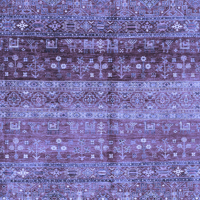 Abstract Blue Modern Rug, abs3728blu