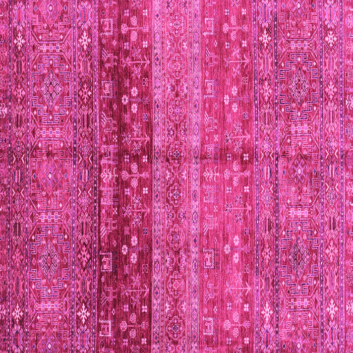 Square Machine Washable Abstract Pink Modern Rug, wshabs3728pnk