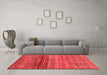 Modern Red Washable Rugs