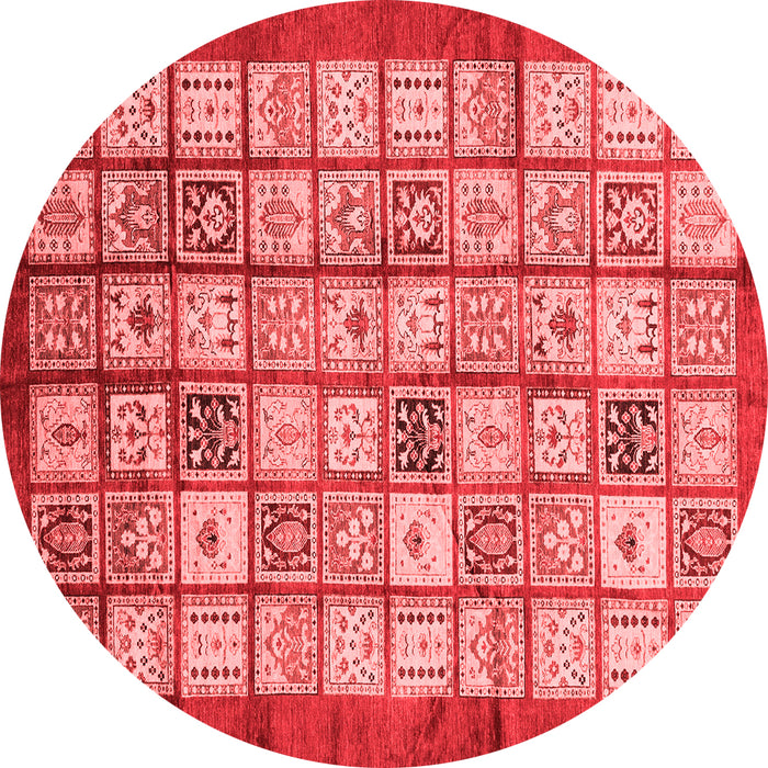 Machine Washable Abstract Red Modern Rug, wshabs3729red