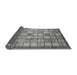 Sideview of Abstract Gray Modern Rug, abs3729gry