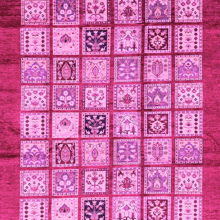 Machine Washable Abstract Pink Modern Rug, wshabs3729pnk