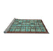 Sideview of Machine Washable Abstract Light Blue Modern Rug, wshabs3729lblu