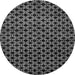 Round Abstract Gray Modern Rug, abs372gry