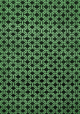 Abstract Emerald Green Modern Rug, abs372emgrn