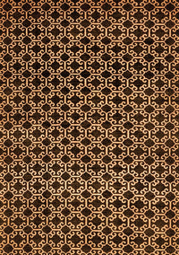 Abstract Orange Modern Rug, abs372org