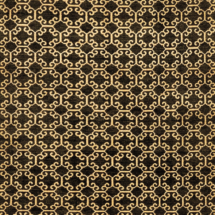 Machine Washable Abstract Brown Modern Rug, wshabs372brn