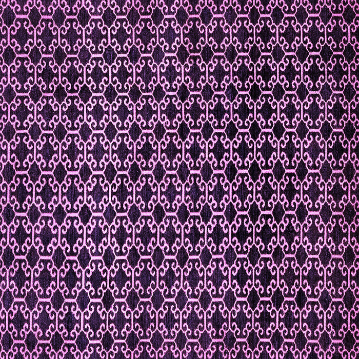 Square Machine Washable Abstract Purple Modern Area Rugs, wshabs372pur