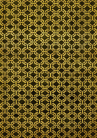 Abstract Yellow Modern Rug, abs372yw