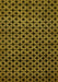 Abstract Yellow Modern Rug, abs372yw