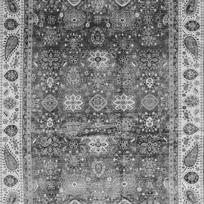 Abstract Gray Modern Rug, abs3730gry