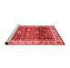 Modern Red Washable Rugs