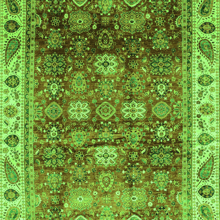 Abstract Green Modern Rug, abs3730grn