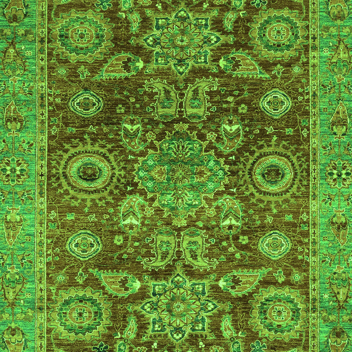 Abstract Green Modern Rug, abs3731grn