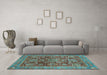 Machine Washable Abstract Light Blue Modern Rug in a Living Room, wshabs3731lblu