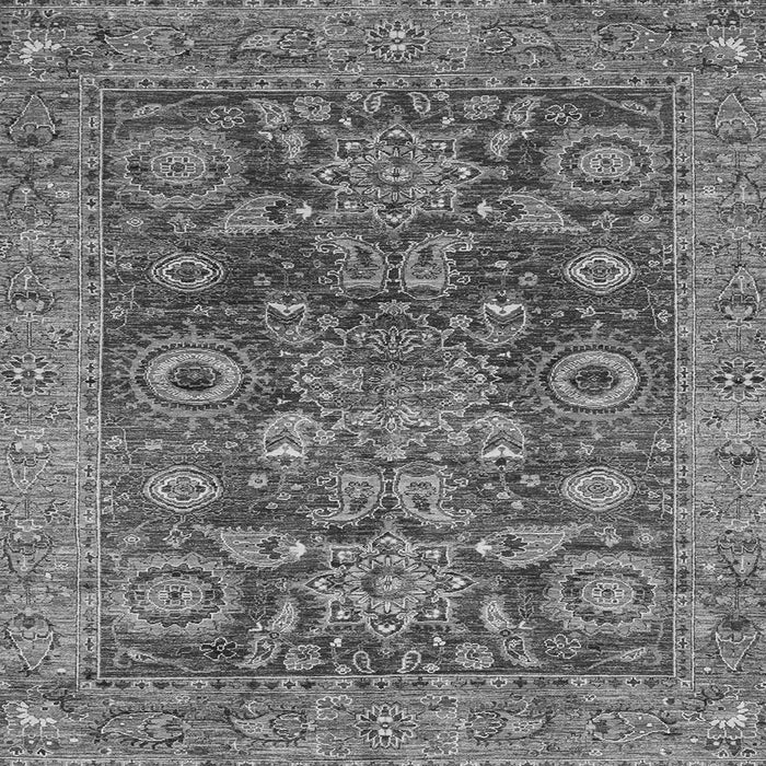 Square Machine Washable Abstract Gray Modern Rug, wshabs3731gry