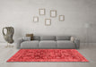 Modern Red Washable Rugs