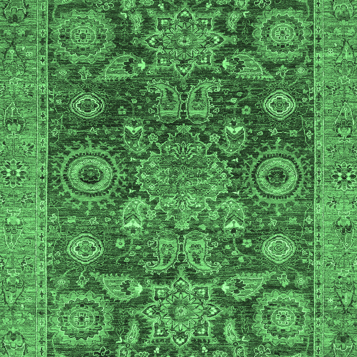 Machine Washable Abstract Emerald Green Modern Area Rugs, wshabs3731emgrn