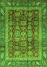 Abstract Green Modern Rug, abs3732grn