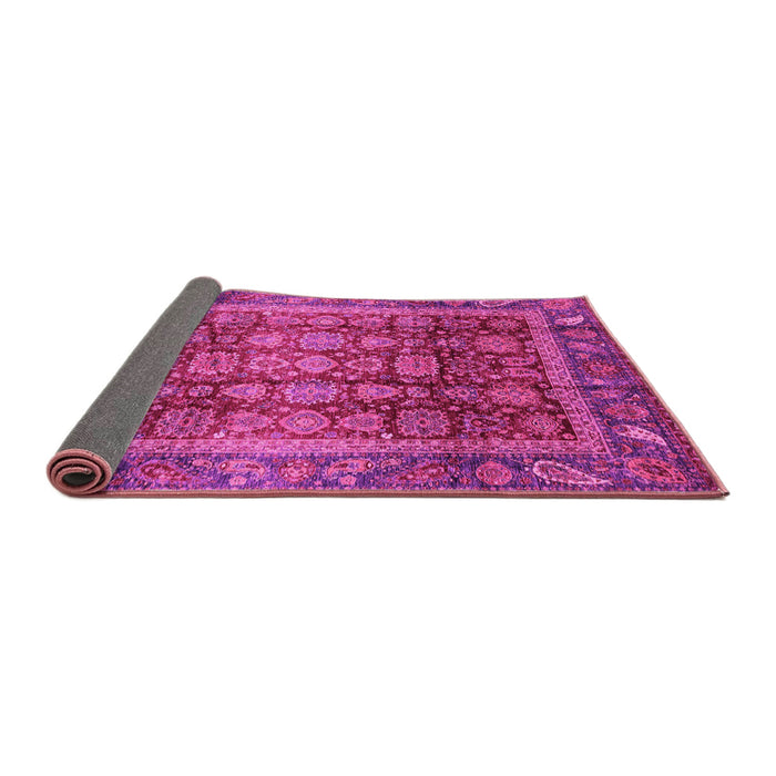 Sideview of Abstract Pink Modern Rug, abs3732pnk