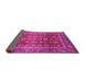 Sideview of Abstract Pink Modern Rug, abs3732pnk