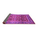 Sideview of Abstract Purple Modern Rug, abs3732pur