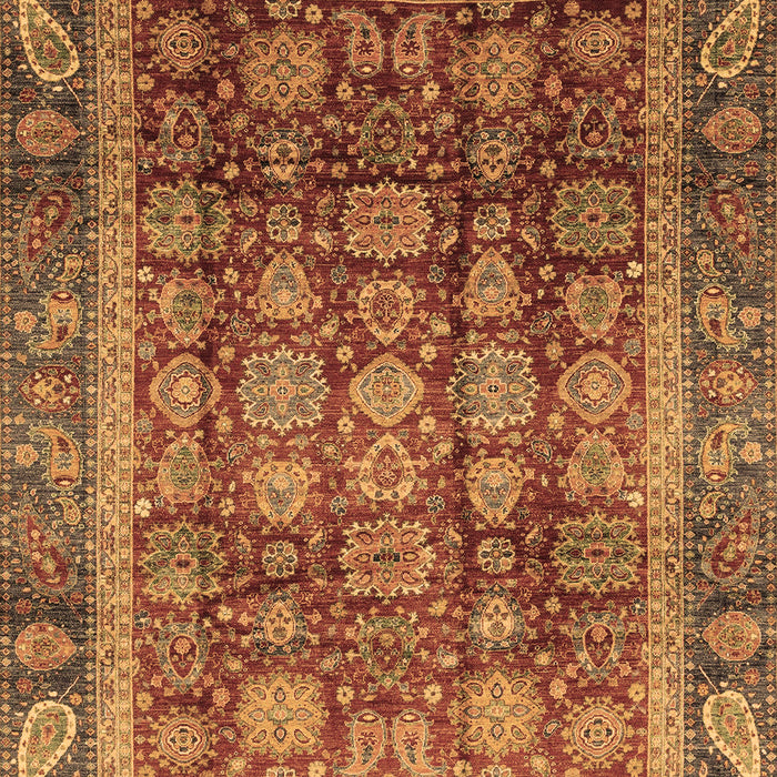 Abstract Brown Modern Rug, abs3732brn