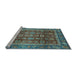 Sideview of Machine Washable Abstract Light Blue Modern Rug, wshabs3732lblu