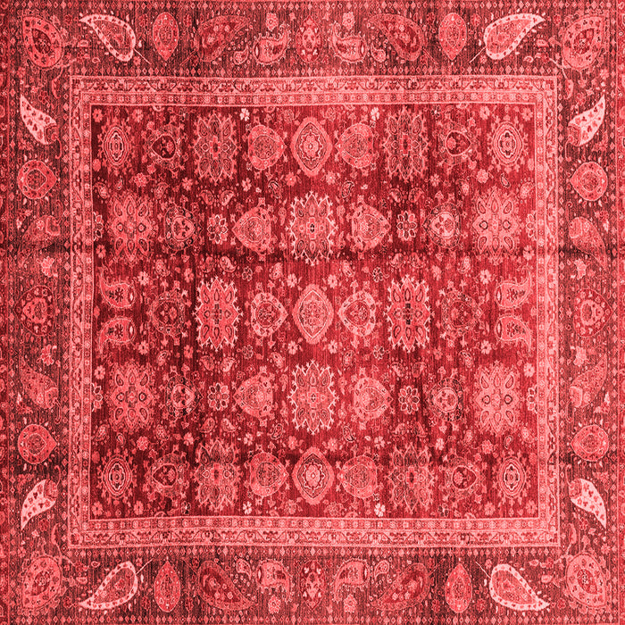 Machine Washable Abstract Red Modern Rug, wshabs3732red