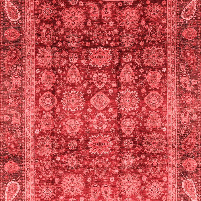 Abstract Red Modern Area Rugs