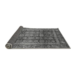 Sideview of Abstract Gray Modern Rug, abs3732gry