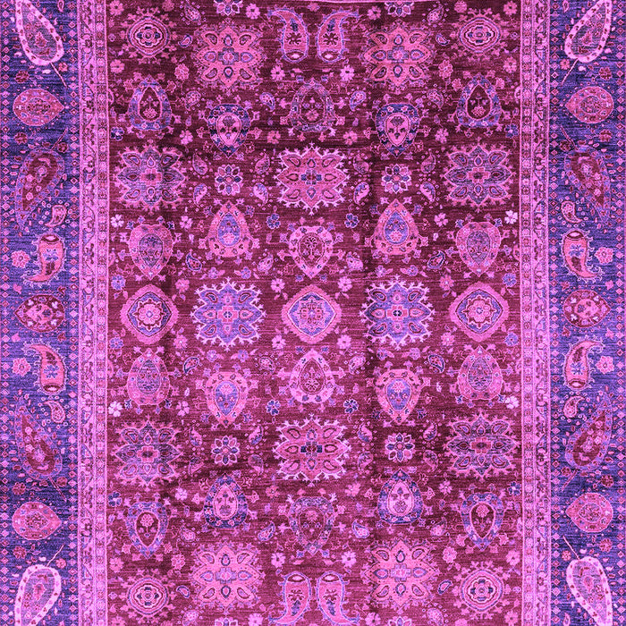 Abstract Purple Modern Rug, abs3732pur