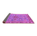 Sideview of Oriental Purple Traditional Rug, abs3733pur