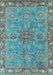 Oriental Light Blue Traditional Rug, abs3733lblu