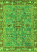 Oriental Green Traditional Rug, abs3733grn