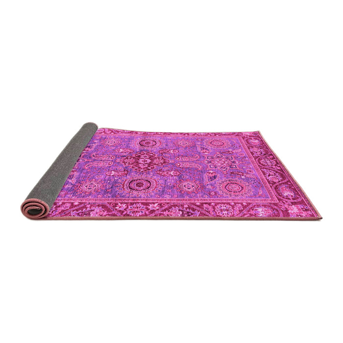 Sideview of Oriental Pink Traditional Rug, abs3733pnk