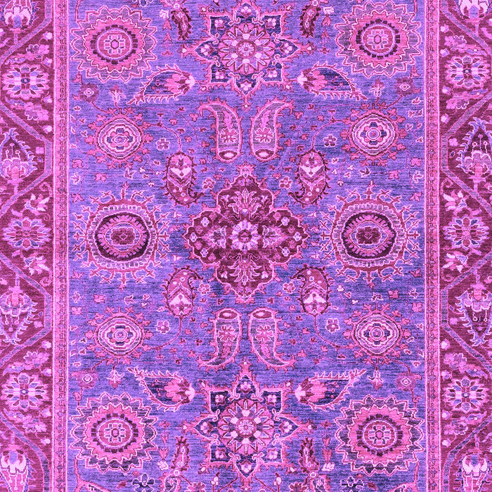Machine Washable Oriental Purple Traditional Area Rugs, wshabs3733pur