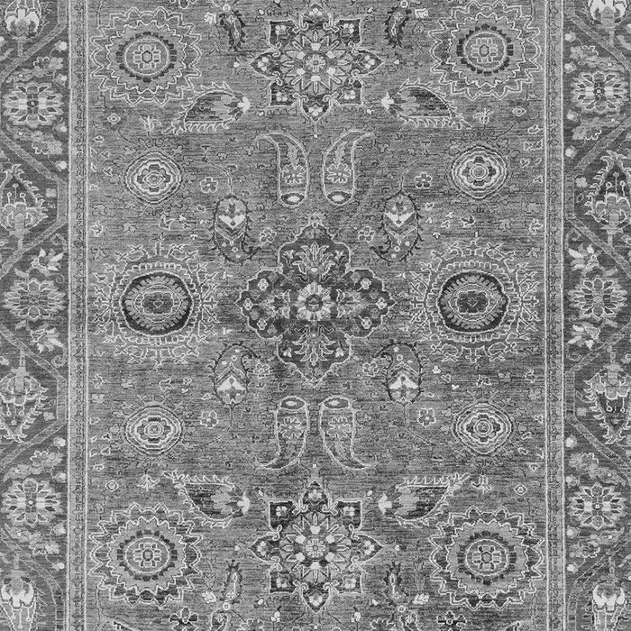 Machine Washable Oriental Gray Traditional Rug, wshabs3733gry