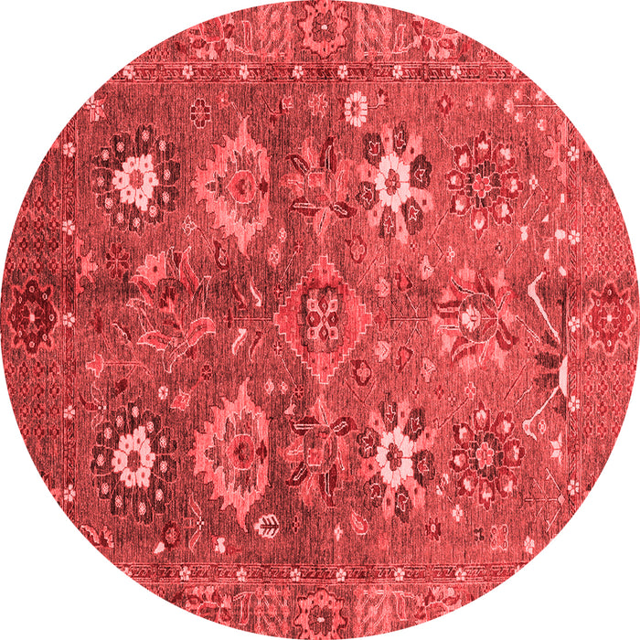 Machine Washable Oriental Red Traditional Rug, wshabs3734red