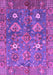 Machine Washable Oriental Purple Traditional Area Rugs, wshabs3734pur